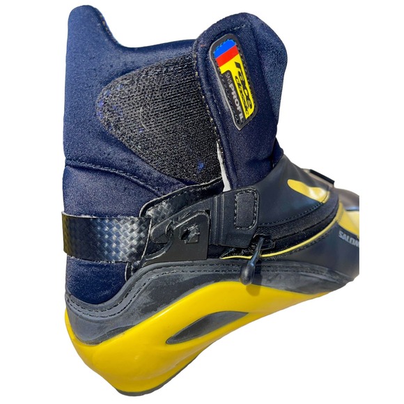 Salomon Race Classic Nordic Cross Country Ski Boots Black Yellow Mens US 6 main image 7